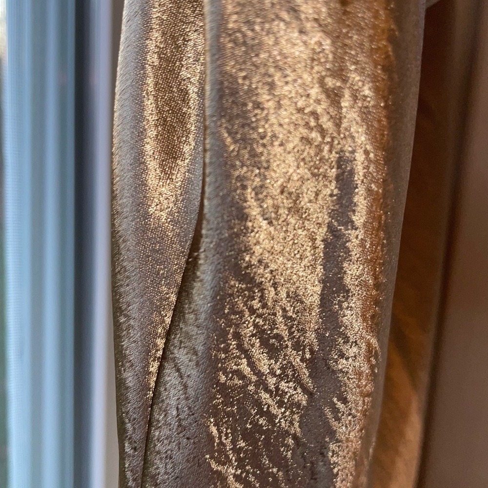 Sold! Gold Zahra Satin Slip Dress - Picture 8 of 12
